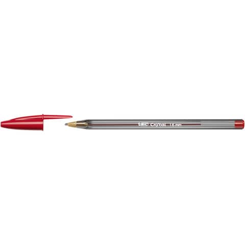 Penna a sfera BIC Cristal® Large 1,6 mm rosso Conf. 50 pezzi - 951625